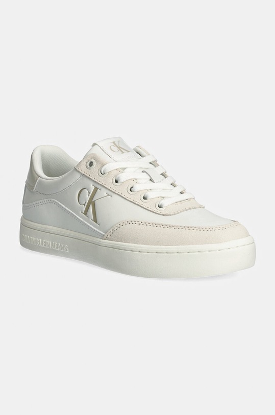 Кросівки Calvin Klein Jeans CLASSIC CUPSOLE LOW MG LTH синтетичний білий YW0YW01585