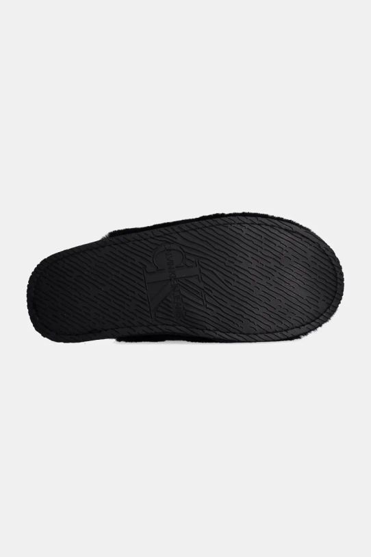 Тапки Calvin Klein Jeans HOTEL SLIPPER FUR AFTER GLOW YW0YW01593 чёрный