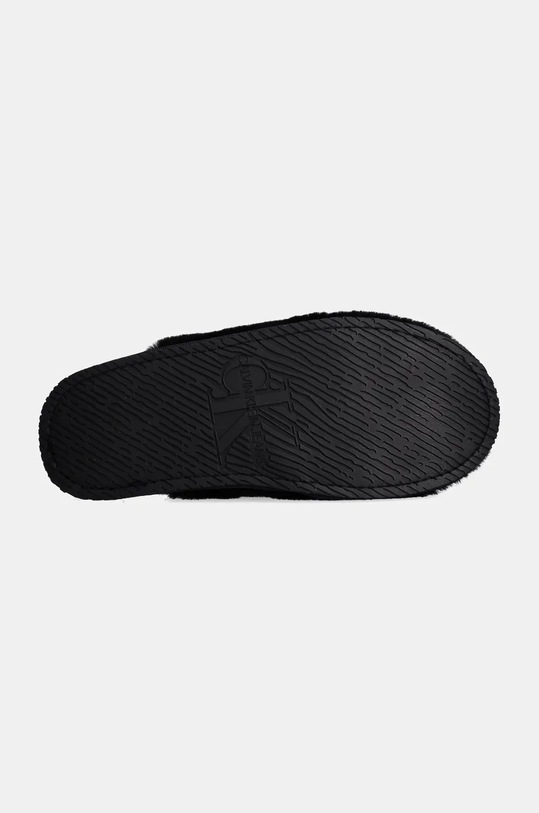 Calvin Klein Jeans papuci de casa otel SLIPPER FUR AFTER GLOW YW0YW01593 negru