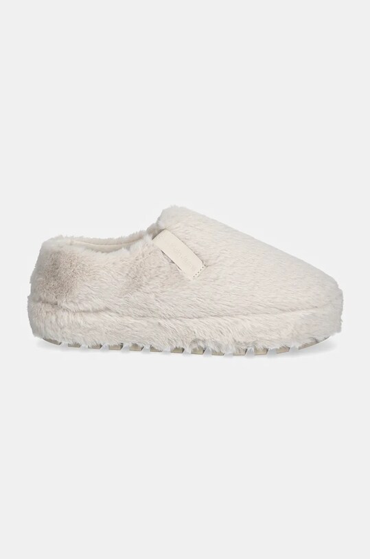 Тапки Calvin Klein Jeans HOME ANKE SLIPPER WN FUR YW0YW01596 бежевый AW24