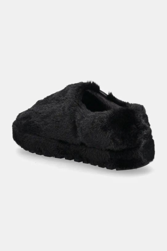 Obuwie Calvin Klein Jeans kapcie HOME ANKE SLIPPER WN FUR YW0YW01596 czarny