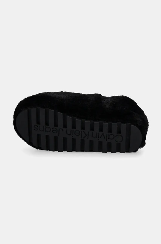 Тапочки Calvin Klein Jeans HOME ANKE SLIPPER WN FUR YW0YW01596 чорний