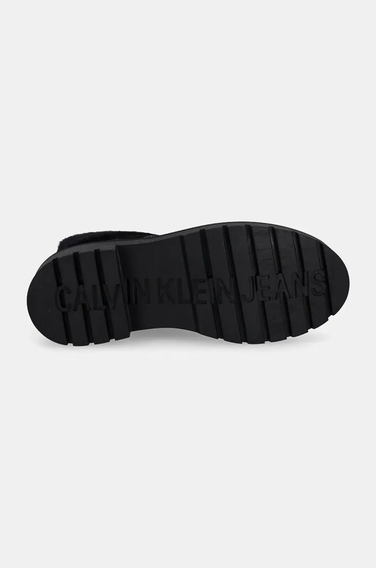 Calvin Klein Jeans botine COMBAT MID LACE UP BOOT WL YW0YW01599 negru