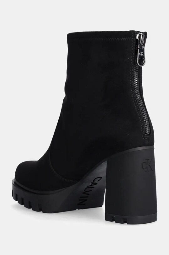 Încălțăminte Calvin Klein Jeans botine HEEL PLATFORM ZIP BOOT SS YW0YW01601 negru