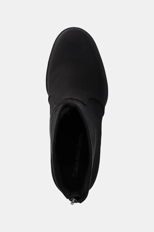 Μποτάκια Calvin Klein Jeans HEEL PLATFORM ZIP BOOT SS μαύρο YW0YW01601