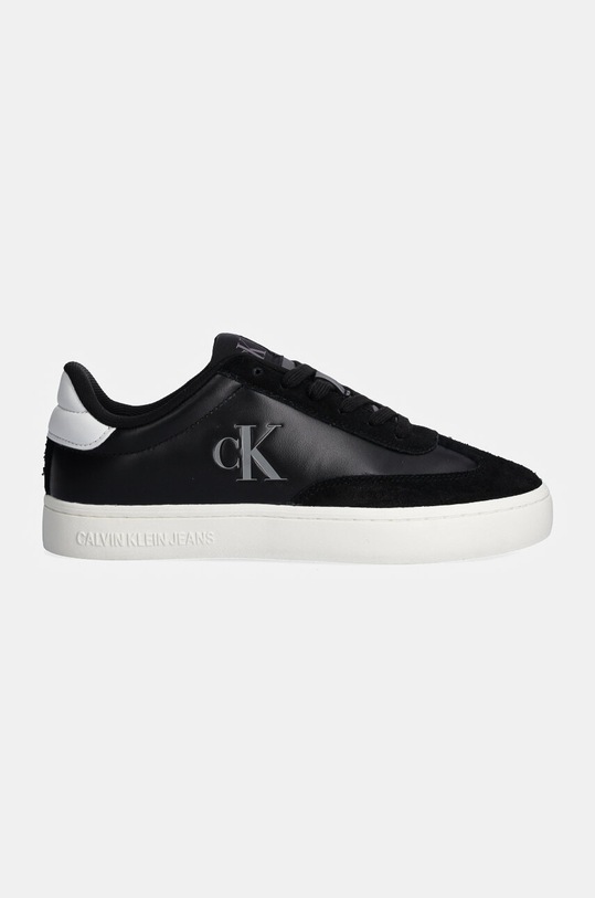 Kožené sneakers boty Calvin Klein Jeans CLASSIC CUPSOLE LOW MG MIX YW0YW01611 černá NC24