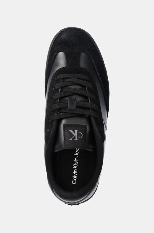 Кожаные кроссовки Calvin Klein Jeans CLASSIC CUPSOLE LOW MG MIX чёрный YW0YW01611