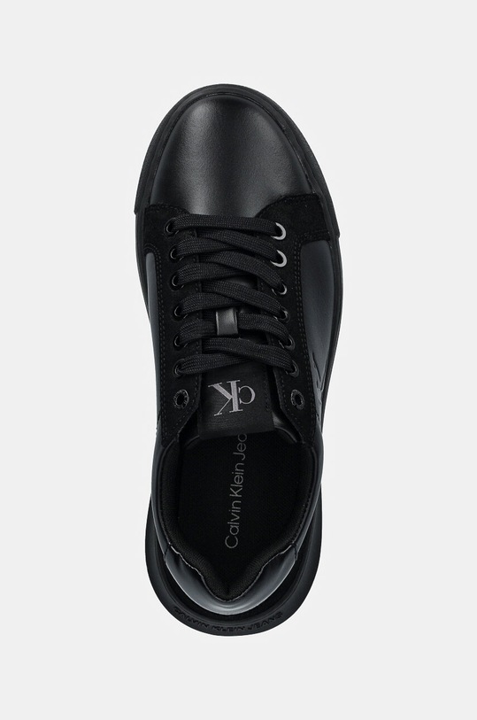 Calvin Klein Jeans sneakersy skórzane CHUNKY CUPSOLE LTH MG LTH czarny YW0YW01614