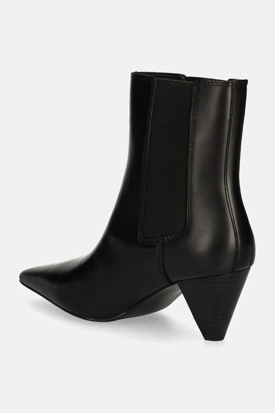 Παπούτσια Δερμάτινες μπότες τσέλσι Calvin Klein Jeans 55 MM CONE HEEL BOOT MG LTH YW0YW01676 μαύρο