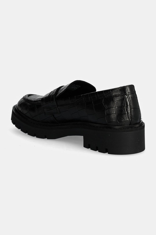 Παπούτσια Δερμάτινα μοκασίνια Calvin Klein Jeans FLATFORM LOAFER MG CROC LTH YW0YW01680 μαύρο