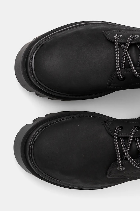 Calvin Klein Jeans botine FLATFORM LACE UP BOOT MG NB negru YW0YW01683