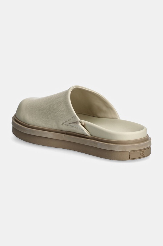 Παπούτσια Δερμάτινες παντόφλες Calvin Klein Jeans HOME CLOG SLIDE MG LTH YW0YW01686 μπεζ