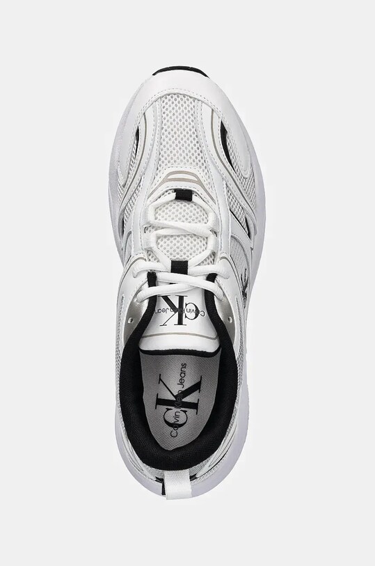 Sneakers boty Calvin Klein Jeans RETRO TENNIS MESH ML bílá YW0YW01807