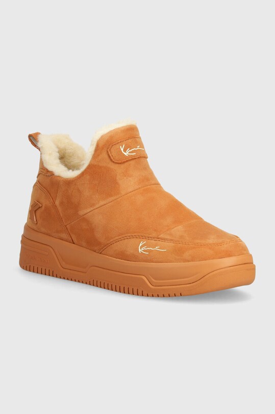 Karl Kani cizme de zapada din piele intoarsa Samo Boot izolat maro 1120320