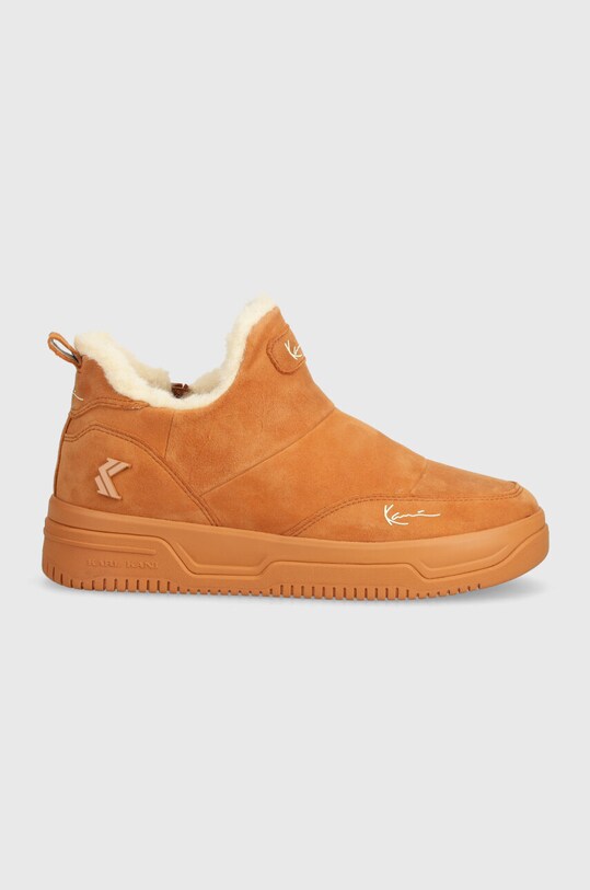 Karl Kani cizme de zapada din piele intoarsa Samo Boot 1120320 maro AW24