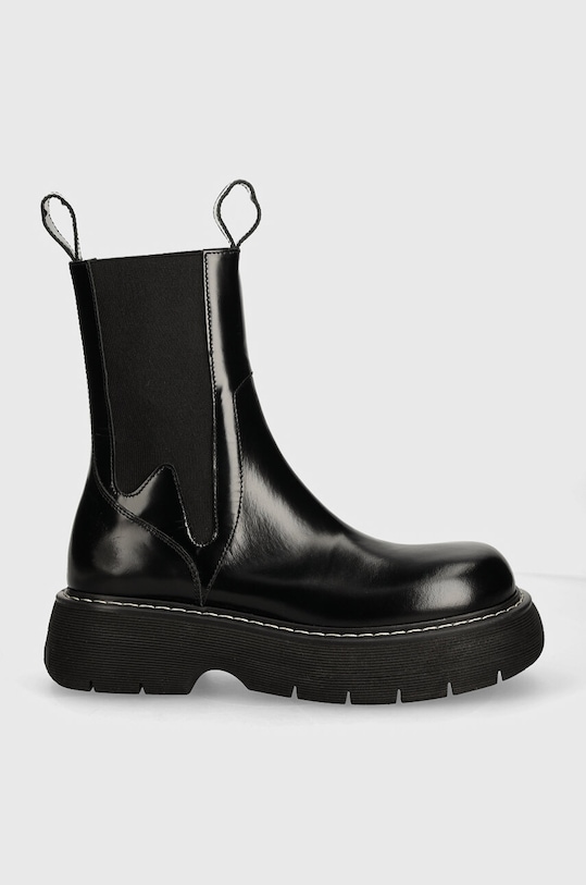 MSGM ghete chelsea de piele 3741MDS804.629.99 negru AW24