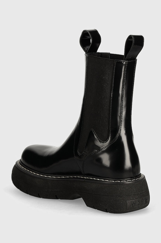 Încălțăminte MSGM ghete chelsea de piele 3741MDS804.629.99 negru