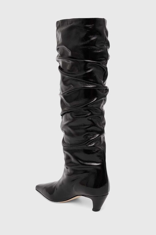 Încălțăminte MSGM ghete de piele 3741MDS710.848.99 negru