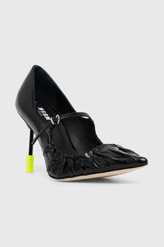 Kožené lodičky MSGM více než 8 cm černá 3741MDS930.848.99