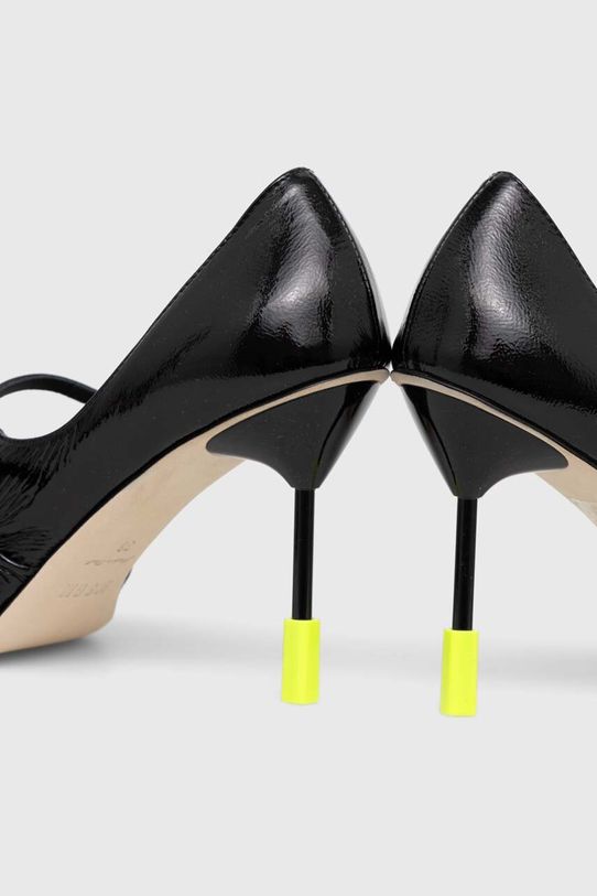 Kožené lodičky MSGM černá 3741MDS930.848.99