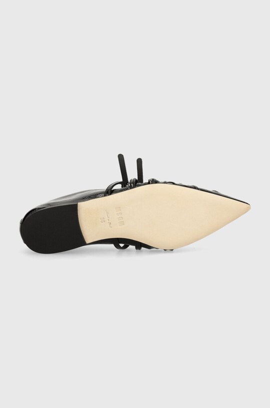 MSGM balerini de piele 3741MDS420.848.99 negru
