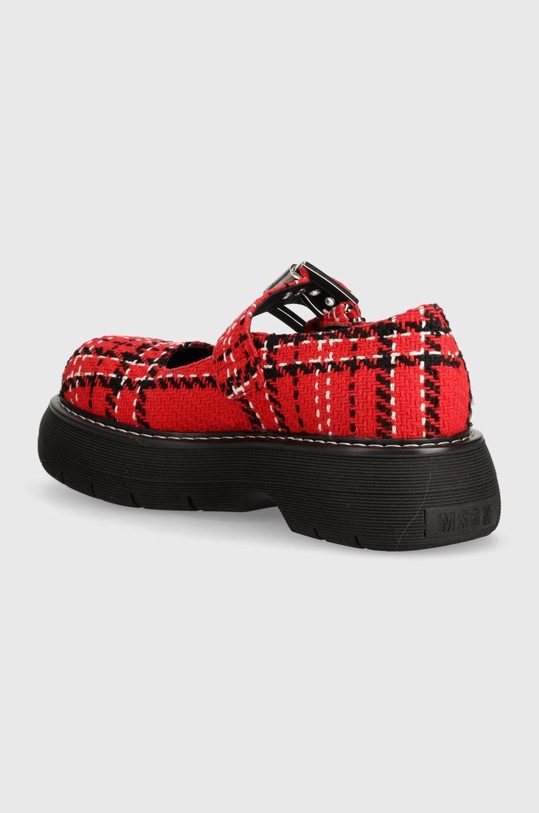 Obuwie MSGM półbuty 3741MDS858.794.18 czerwony