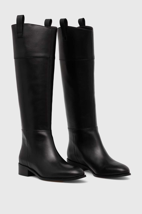 Obuwie Alohas kozaki skórzane Billie S100445.01 czarny