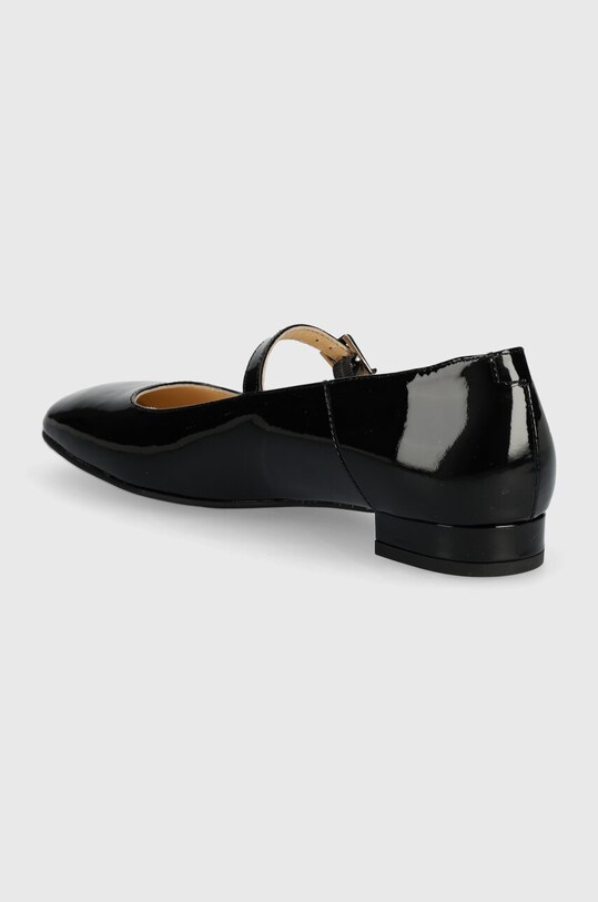 Încălțăminte Alohas balerini de piele Por Do Sol S100349.01 negru