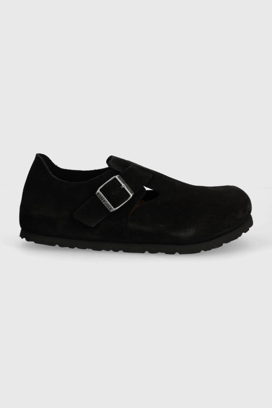 Birkenstock suede shoes London 1028078 black AW24