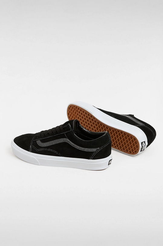 Vans tenisi din piele intoarsa Old Skool negru VN0A2Z42BLK1
