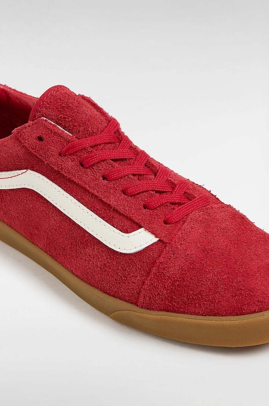 Boty Semišové tenisky Vans Old Skool Lowpro VN000D0ECI11 červená