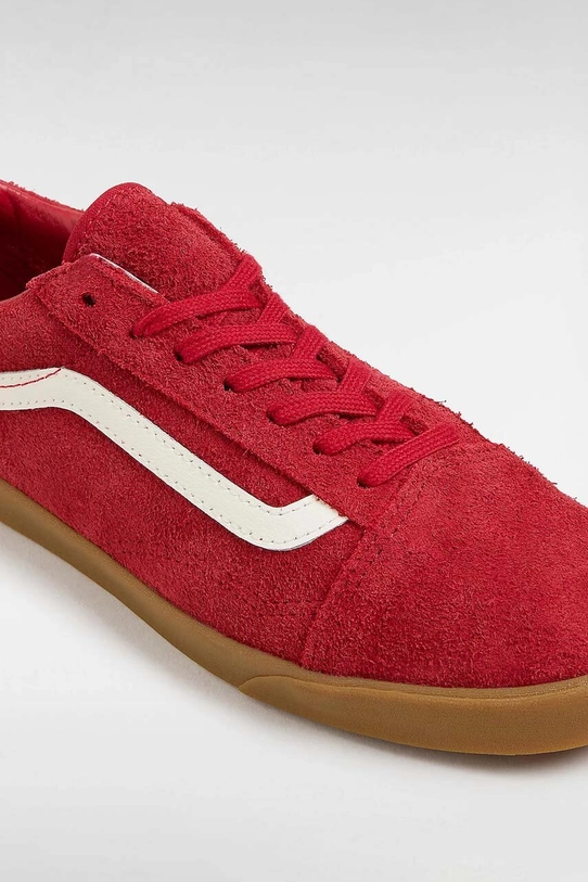 Obuwie Vans tenisówki zamszowe Old Skool Lowpro VN000D0ECI11 czerwony