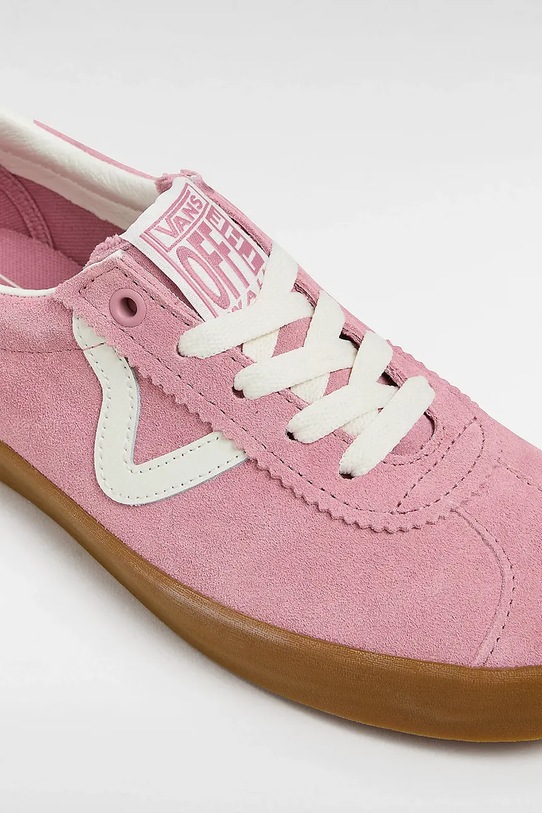 Obuwie Vans tenisówki zamszowe Sport Low VN000D09PNK1 różowy
