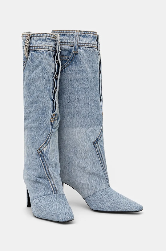 Încălțăminte Miss Sixty cizme 6L3QJ8780000 albastru