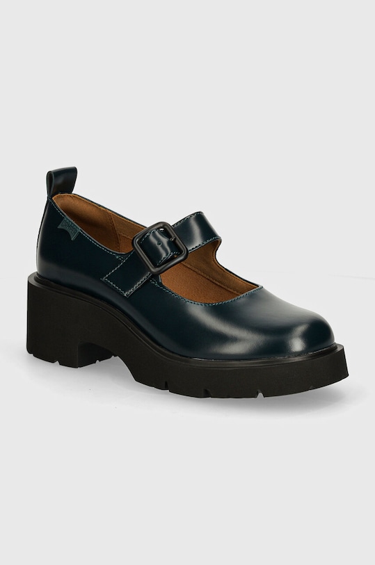 Camper pantofi de piele Milah gros verde K201681.002