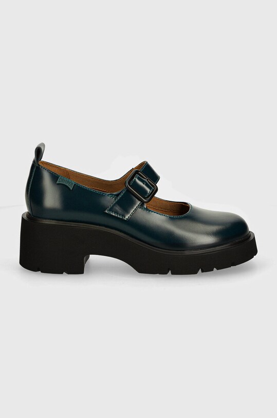 Camper czółenka skórzane Milah K201681.002 zielony AW24