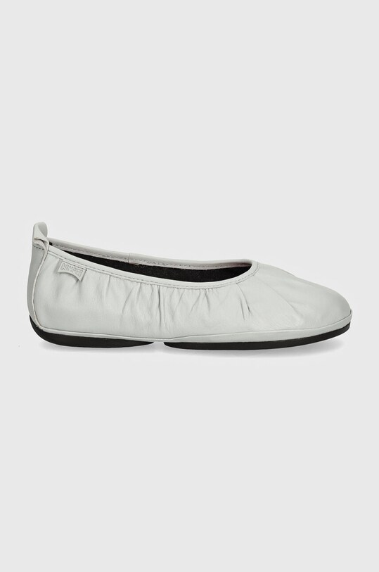 Kožené baleríny Camper Right Nina K201704.003 šedá AW24