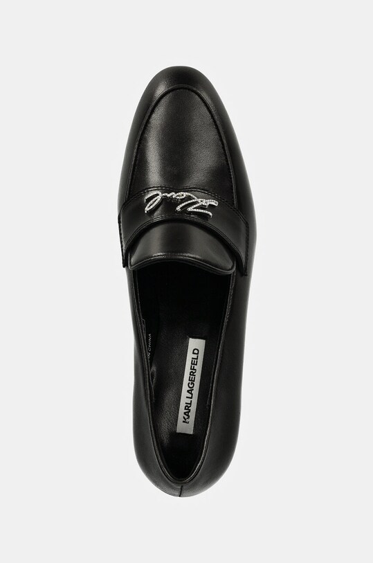 Kožené lodičky Karl Lagerfeld BONNIE čierna KL30314.000
