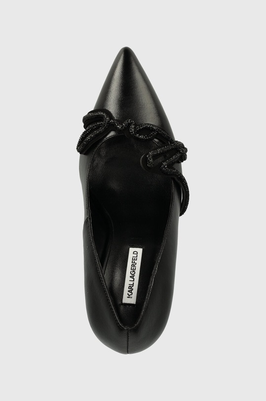 Kožené lodičky Karl Lagerfeld SARABANDE čierna KL30919M.1M0