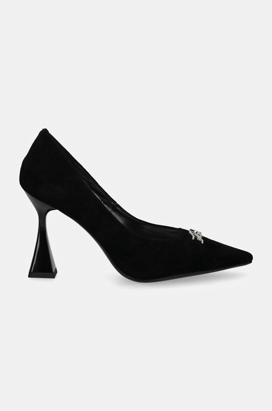 Замшеві туфлі Karl Lagerfeld DEBUT II KL32024.000 чорний AW24