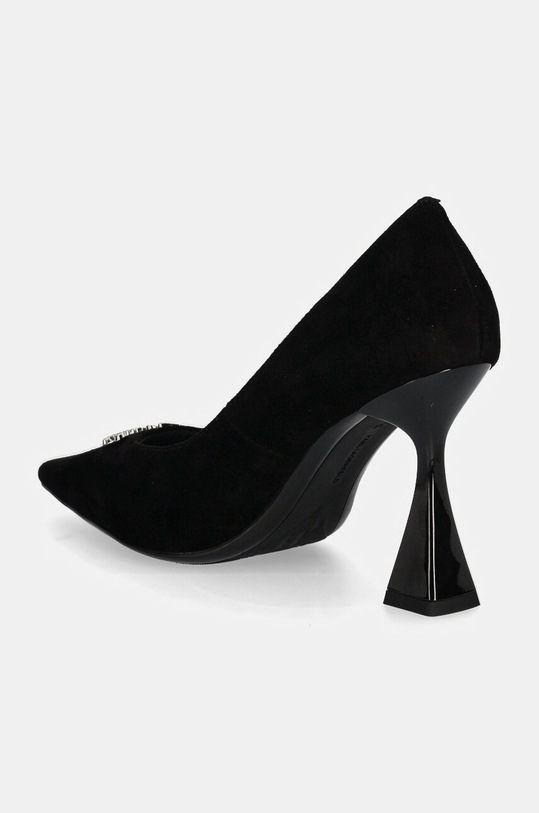 Încălțăminte Karl Lagerfeld tocuri din piele intoarsa DEBUT II KL32024.000 negru