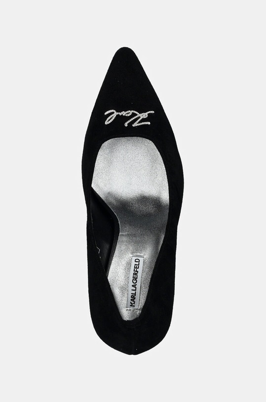 Замшеві туфлі Karl Lagerfeld DEBUT II чорний KL32024.000