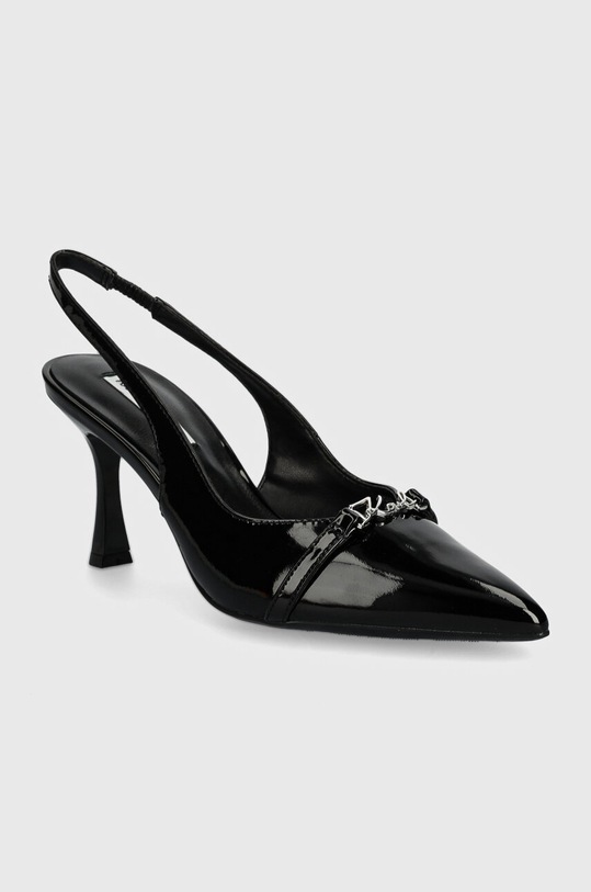 Karl Lagerfeld stilettos de piele SIENNA calcai expus negru KL32704.1BP