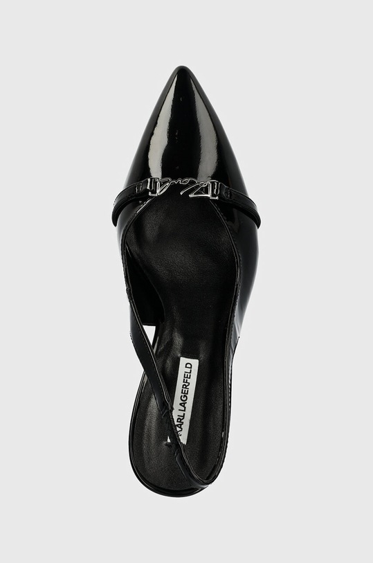 Karl Lagerfeld stilettos de piele SIENNA negru KL32704.1BP
