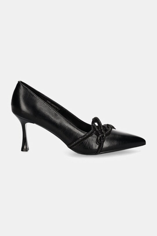 Karl Lagerfeld pantofi cu toc SIENNA KL32724.1M0 negru AW24