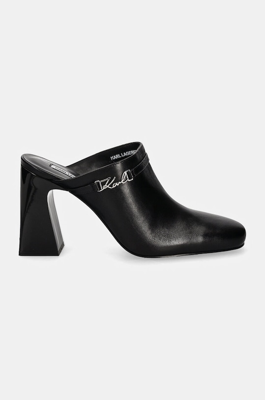Karl Lagerfeld klapki skórzane ASTRA NOVA KL33130.000 czarny AW24