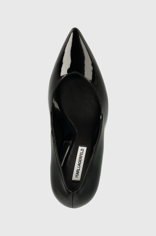 Karl Lagerfeld stilettos de piele PREMIERE 90 negru KL33514.1BP
