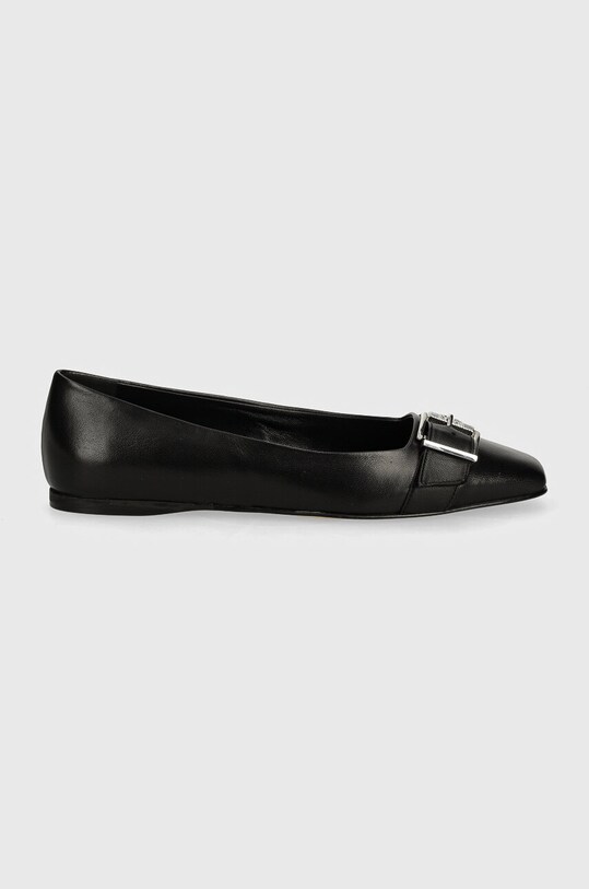 Kožené baleríny Karl Lagerfeld KONNIE KL40184.00S černá AW24