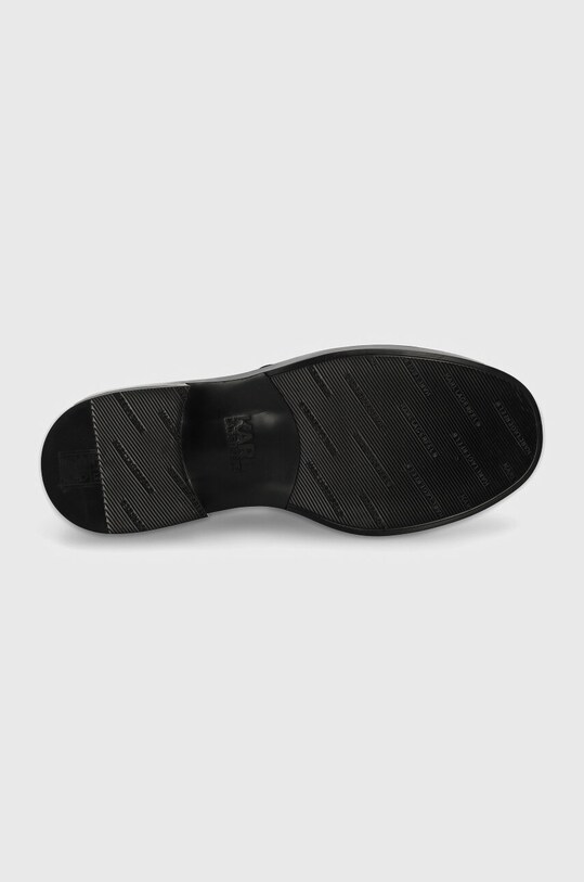 Шкіряні мокасини Karl Lagerfeld MACIE KL41213.000 чорний