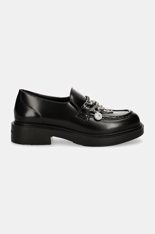 Kožené mokasíny Karl Lagerfeld MACIE KL41214.00S čierna AW24